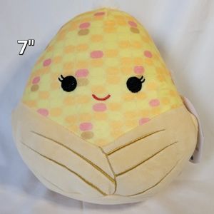 NWT 7" Cornelias the Speckled Corn on the Cob Squishmallow Kellytoy Plush Toy